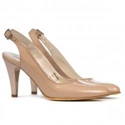 Sandali donna 1236 vernice avorio