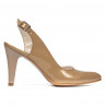 Sandali donna 1236 vernice beige