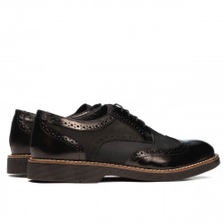 Scarpe casual uomo 826 nero combinato