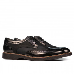 Scarpe casual uomo 826 nero combinato