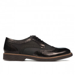 Scarpe casual uomo 826 nero combinato