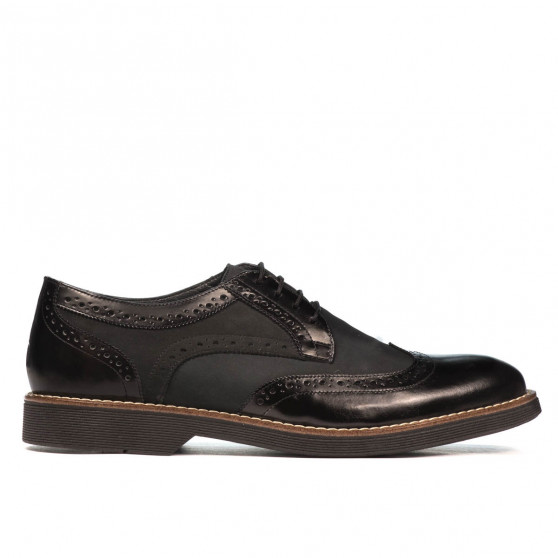 Scarpe casual uomo 826 nero combinato