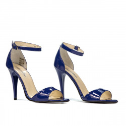 Sandali donna 1238 vernice blu