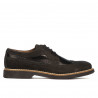 Scarpe casual uomo 829 bufalo nero combinato