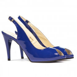 Sandali donna 1250 vernice blu