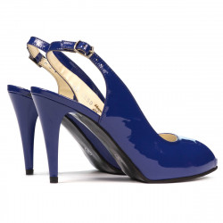 Sandali donna 1250 vernice blu