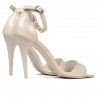 Sandali donna 1238 vernice bianca