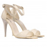 Sandali donna 1238 vernice bianca