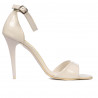 Sandali donna 1238 vernice bianca