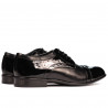 Scarpe eleganti uomo 763 vernice nera combinata