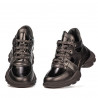 Stivaletti da donna 3351 nero combinato