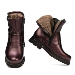 Stivaletti bambini 3020 viola perlato