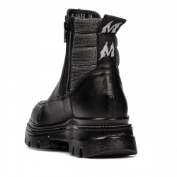 Stivaletti donna 3357 nero combinato
