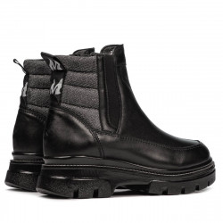 Stivaletti donna 3357 nero combinato