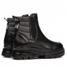 Stivaletti donna 3357 nero combinato