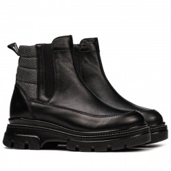 Stivaletti donna 3357 nero combinato