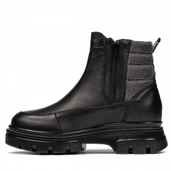 Stivaletti donna 3357 nero combinato