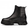 Stivaletti donna 3357 nero combinato