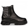 Stivaletti donna 3357 nero combinato