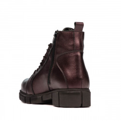 Stivaletti donna 3355 viola perlato