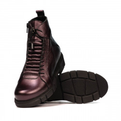 Stivaletti donna 3355 viola perlato