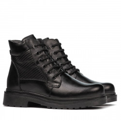 Stivaletti adolescenti 4007 nero combinato