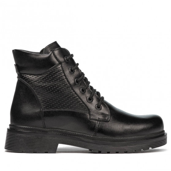 Stivaletti adolescenti 4007 nero combinato