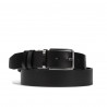 Cintura uomo 35b nero+nero opaco