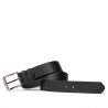Cintura uomo 01b nera pressata