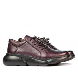 Scarpe casual donna 6032 viola perlato