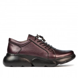 Scarpe casual donna 6032 viola perlato