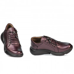 Scarpe casual donna 6032 viola perlato
