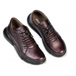 Scarpe casual donna 6032 viola perlato