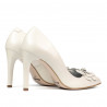 Scarpe eleganti donna 1282 bianco avorio