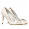 Scarpe eleganti donna 1282 bianco avorio