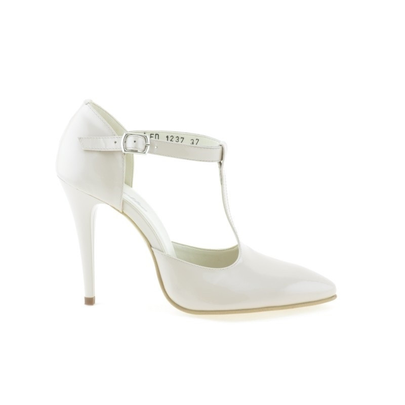 Sandali donna 1237 vernice avorio