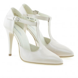 Sandali donna 1237 vernice avorio