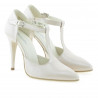 Sandali donna 1237 vernice avorio