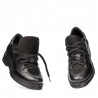 Scarpe casual donna 6026 nero combinato