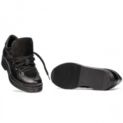 Scarpe casual donna 6026 nero combinato