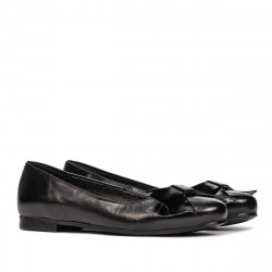 Ballerine donna 6033 nero combinato