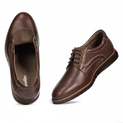 Scarpe casual 929 marrone combinato