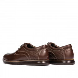 Scarpe casual 929 marrone combinato