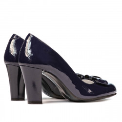 Scarpe eleganti donna 1245 vernice indigo