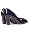 Scarpe eleganti donna 1245 vernice indigo