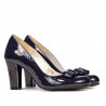 Scarpe eleganti donna 1245 vernice indigo
