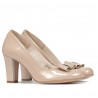 Scarpe eleganti donna 1245 vernice avorio