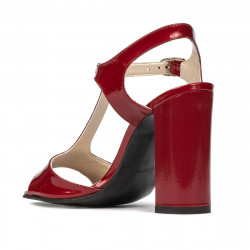 Sandali donna 1258 vernice bordeaux