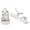 Sandali per bambini 538 bianco madreperla (argento)