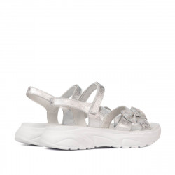 Sandali per bambini 538 bianco madreperla (argento)